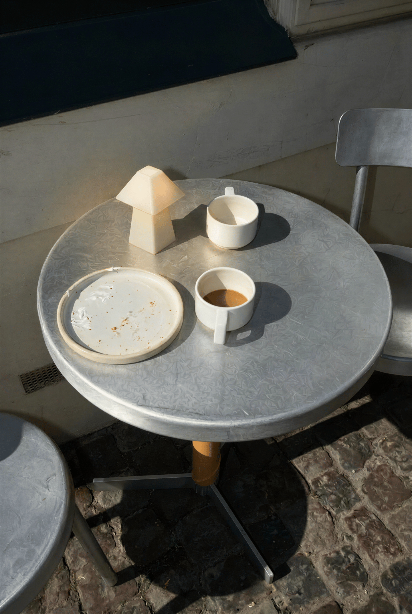 Pyramid on table 2